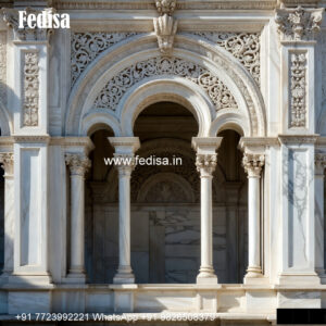 Marble Texture Window Design Luxury Classic Home Window Ideas No-933