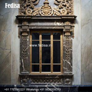 Marble Window Design For Front Elevation Bay Window Classic Style No-947