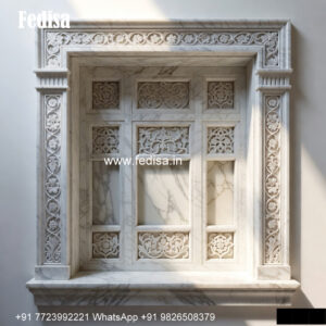 Elegant Marble Window Frame Bedroom Classic Window Style No-965