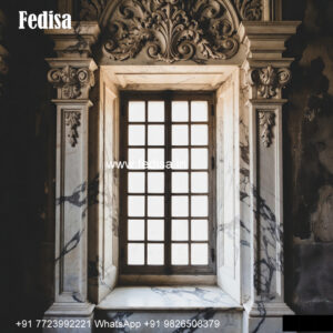 Polished Marble Window Design Modern Classic Window Design Ideas No-968