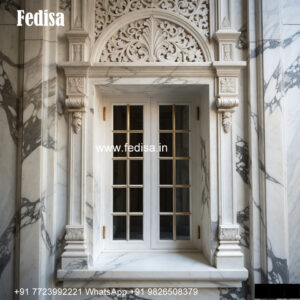 Granite And Marble Window Frame Classic Window Grill Design Ideas No-970