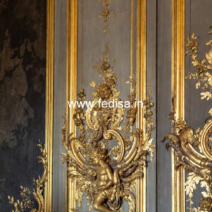 Colonial Wall Decor False Ceiling Design For Bedroom No-010