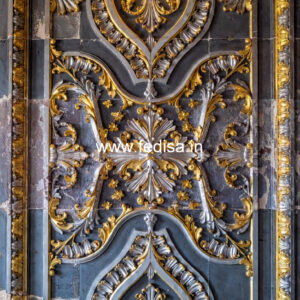 Wooden Wall Panel Design Ceiling Pop Design Small Hall No-055