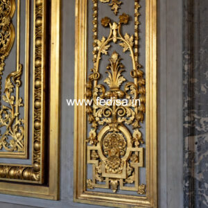 Classic Living Room Wall Design Gypsum False Ceiling Design No-101