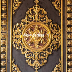 Heritage Wall Style Pvc Ceiling Design For Hall No-165