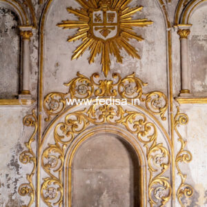 Textured Wall Finish Fall Ceiling Design 2026 No-287