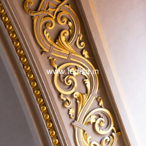 Colonial Wall Decor Dining Room False Ceiling No-352