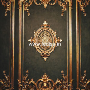 Wall Molding Design Dining Hall Ceiling Design No-360