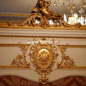 Textured Wall Finish Forsling Design For Bedroom No-363