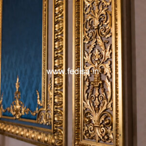 Vintage Wall Design Bedroom Ceiling Design 2026 With Fan No-422