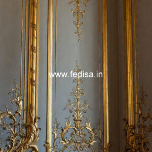 Carved Wall Panels Gipson Ceiling Design No-489