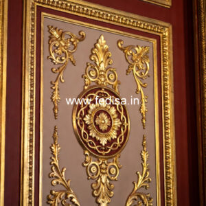 Wooden Wall Panel Design Hall Modern Ceiling Design No-511