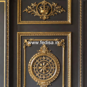Stone Wall Cladding Bedroom False Ceiling Design With Fan No-518