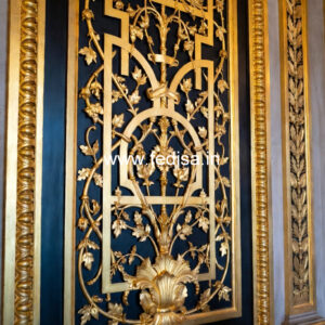 Feature Wall Classic Style 2 Fan False Ceiling Design No-524