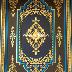 Wall Paneling Classic Style Dining Hall False Ceiling No-551