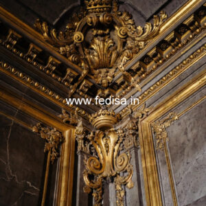 Neoclassical Wall Decor Circle Ceiling Design No-623