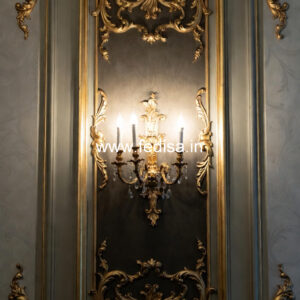 Antique Wall Design Pooja Room False Ceiling No-624