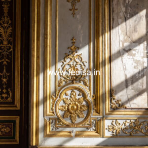 Stone Wall Cladding Ac Board Ceiling Design No-632