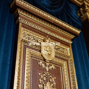 Classic Living Room Wall Design Guest Room Pop Design No-709