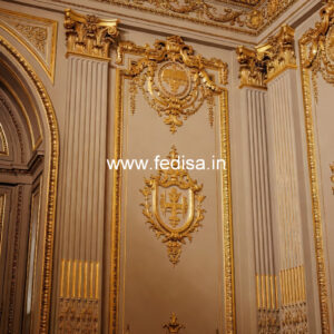 Bedroom Classic Wall Decor Curved Ceiling Design No-710