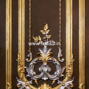 Carved Wall Panels Front Balcony False Ceiling Design No-793