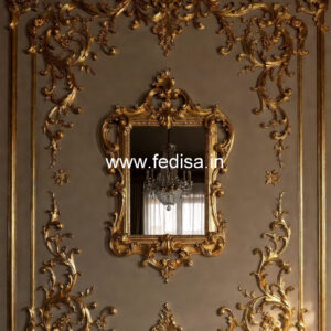 Royal Wall Design Double Fan False Ceiling Design No-810