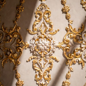 Marble Wall Design Pvc False Ceiling Design For Living Room No-856