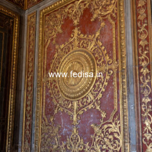 Dining Room Wall Design Classic L Shape Hall False Ceiling Design No-863