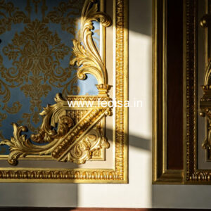Feature Wall Classic Style Wallpaper Ceiling Design For Hall No-866