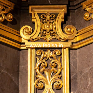 Victorian Wall Design Pop Flower Design Price No-883