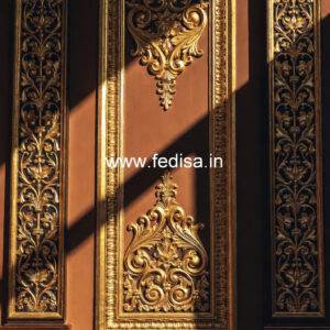 Antique Wall Design False Ceiling Round Design No-890