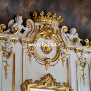 European Classic Wall Small Office False Ceiling Design No-999