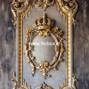 Feature Wall Classic Style Classic False Ceiling Design No-1056