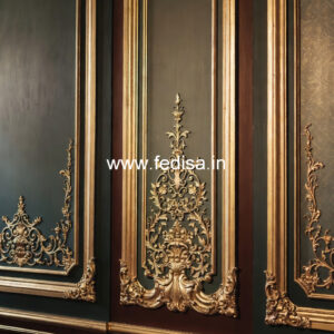 Classic Wall Design False Ceiling Design For Drawing Room With Two Fans No-1065