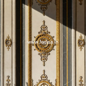 Marble Wall Design Pop Design For Guest Room No-1084
