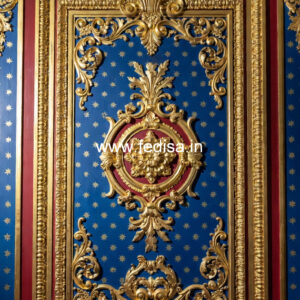 Wall Paneling Classic Style Main Hall Fall Ceiling Design For Hall With Two Fans No-1121