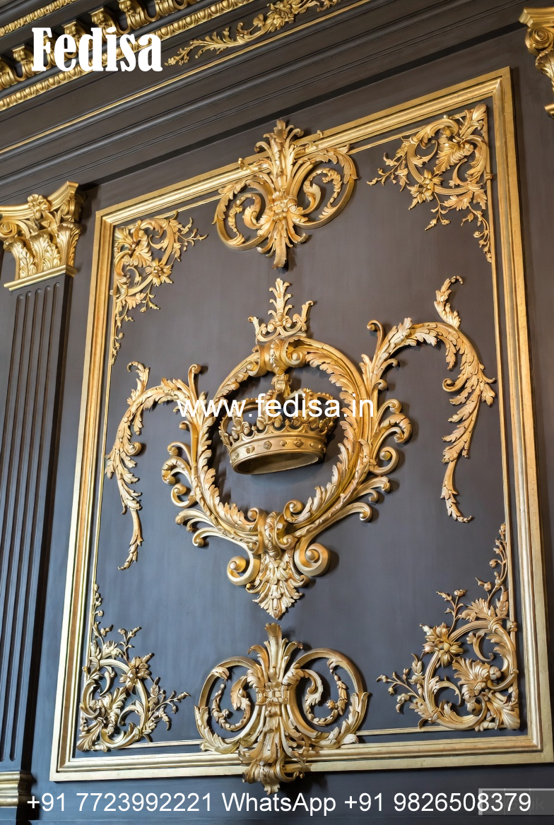 Colonial Wall Decor Plaster Ceiling Design For Living Hall No-1188