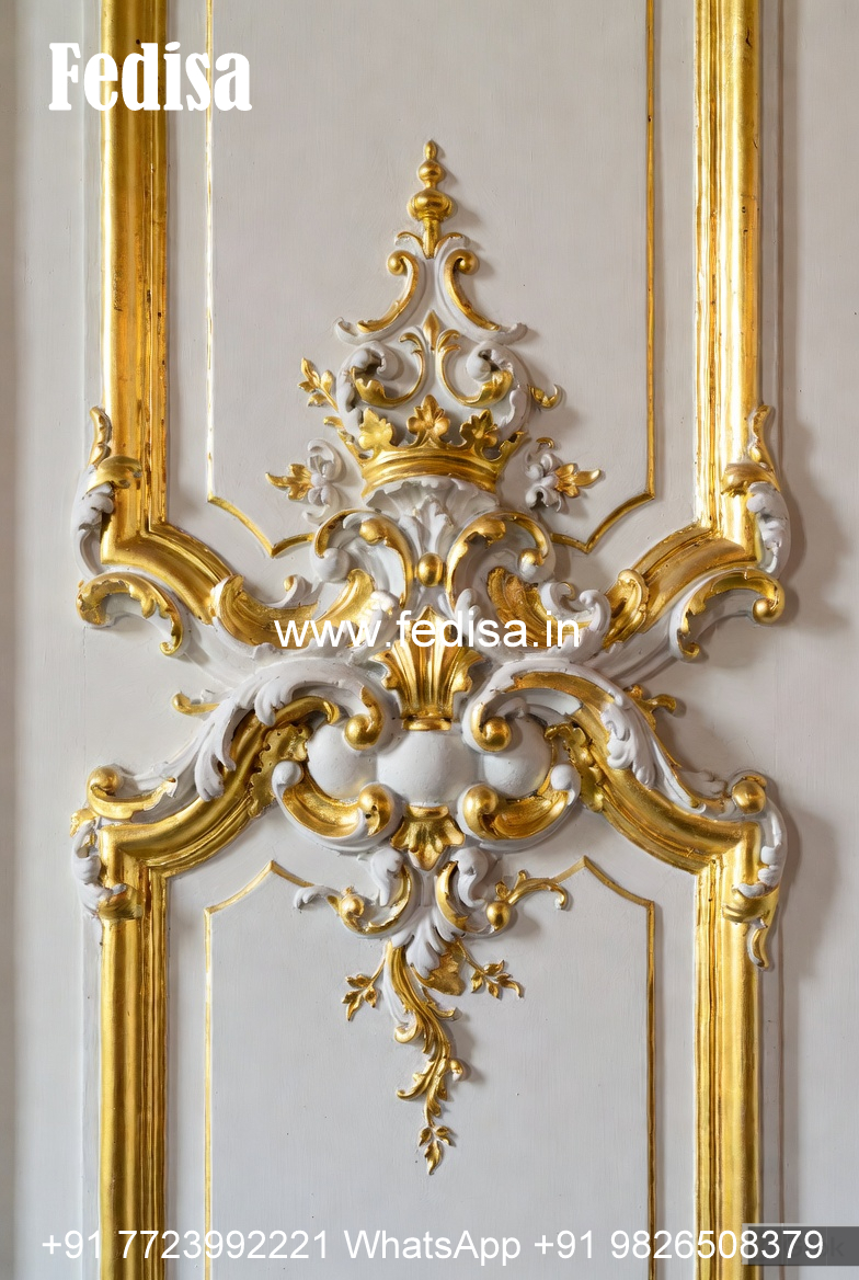 Classic Living Room Wall Design Room Ceiling Pop Design No-1203