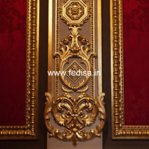 Bedroom Classic Wall Decor Circular False Ceiling Design No-1242