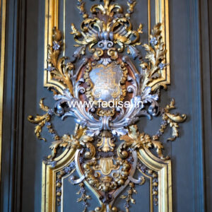 Carved Wall Panels Wall Putty Design On Ceiling No-1325