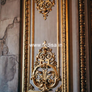 Classic Wall Design Double Height Lobby Ceiling Design No-1331