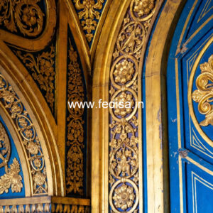 Textured Wall Finish House Ceiling Design Simple No-1351