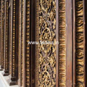 Classic Tv Wall Design Mdf Jali For Ceiling No-1435