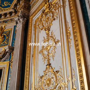 Feature Wall Classic Style Dining Table Ceiling Design No-1436