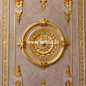Wall Art Classic Style Simple Down Ceiling Design No-1482