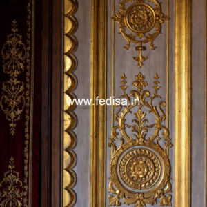 Antique Wall Design Hall Pvc Ceiling Design No-1498