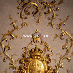 Wall Molding Design Rooftop Ceiling Design No-1576