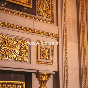 Dining Room Wall Design Classic Foyer False Ceiling Design No-1623