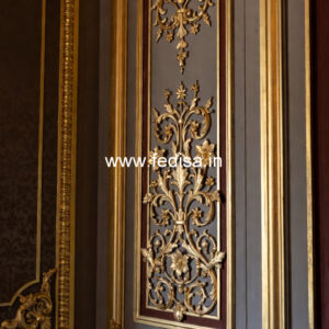 Wooden Wall Panel Design Pop Ceiling Corner Design No-1651