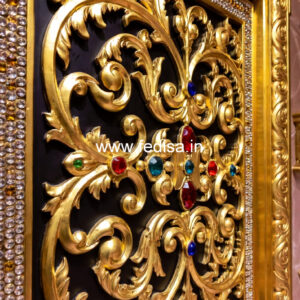 Dining Room Wall Design Classic False Ceiling Dining Hall No-1661